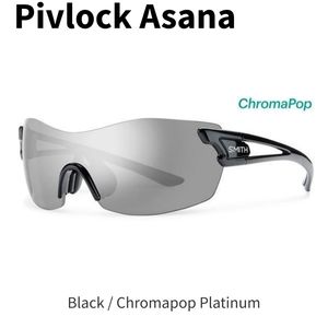 SMITH optics pivlock asana matte black platinum